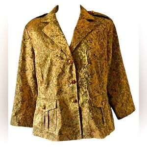 “JOAN RIVERS” Snake Print Blazer Size Small NWOT 🏷️​